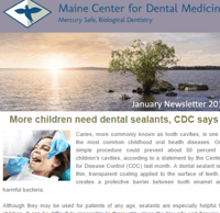 Dr. Imam Mohammed , Maine Center for Dental Medicine Newsleetr For 2017 January