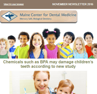 Dr. Imam Mohammed , Maine Center for Dental Medicine Newsleetr For 2016 November