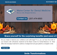 Dr. Imam Mohammed , Maine Center for Dental Medicine Newsleetr For 2017 November